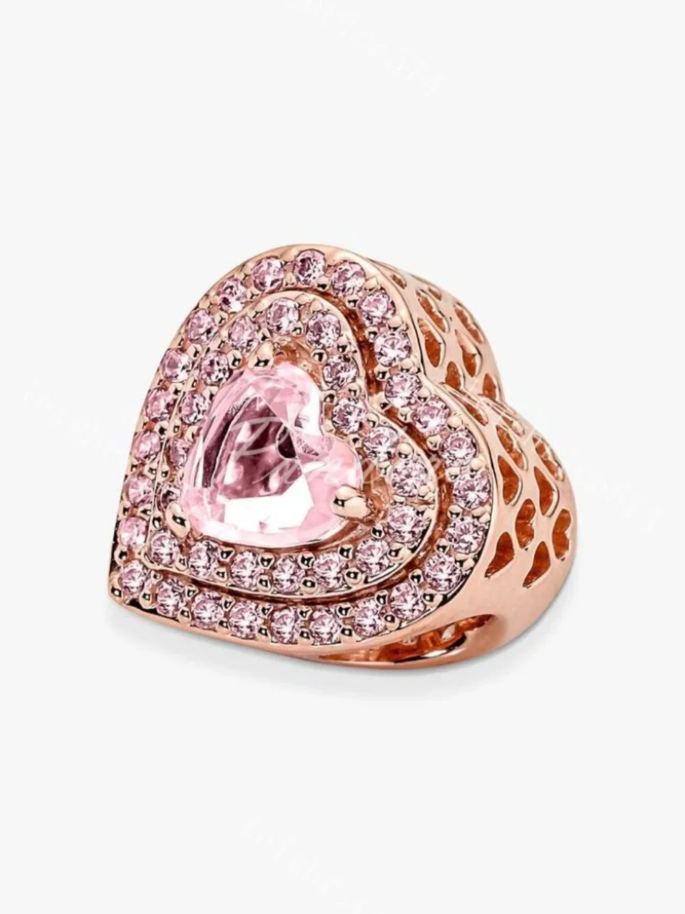 Pandora Sparkling Levelled Heart Charm